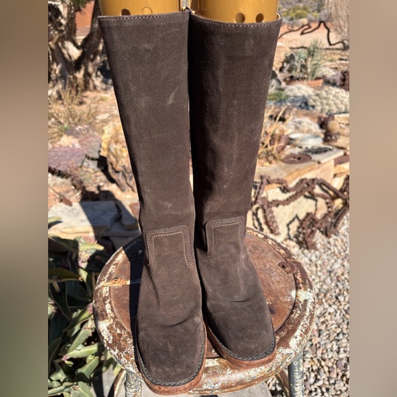 FRYE πΊπΈ Campus 14L Boots Suede Vintage - Picture 9 of 16